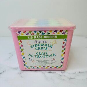 Kid Made Modern Giltter Sidewalk Chalk 20 Pieces Ages 3+